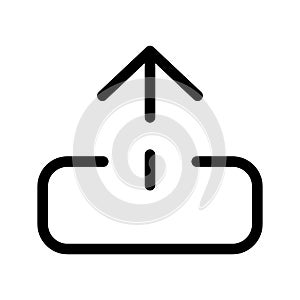 Submit Icon Vector Symbol Design Illustration
