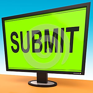 Submit Monitor Shows Submitting Submission