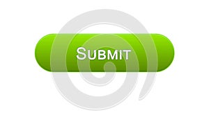 Submit web interface button green color, electronic report, online declaration