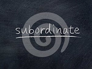 Subordinate