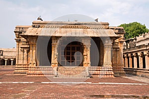 Subrahmanyam shrine, Brihadisvara Temple complex, Tanjore, Tamil Nadu. View from East.
