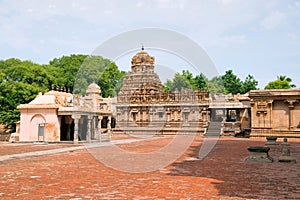 Subrahmanyam shrine, Brihadisvara Temple complex, Tanjore, Tamil Nadu. View from South West.