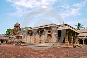 Subrahmanyam shrine, Brihadisvara Temple complex, Tanjore, Tamil Nadu. View from South West.