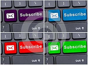 Subscribe message on keyboard enter key
