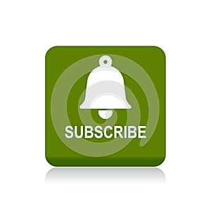 Subscribe now bell icon