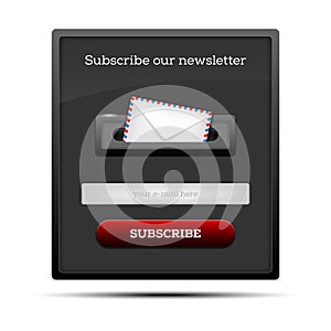 Subscribe our newsletter - website form