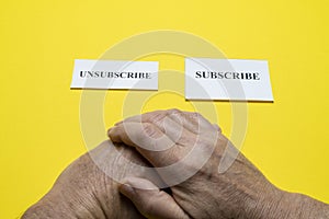 Subscribe and unsubscribe tickets