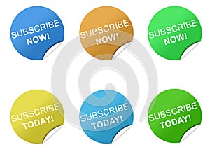 Subscription Stickers