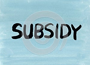 Subsidy