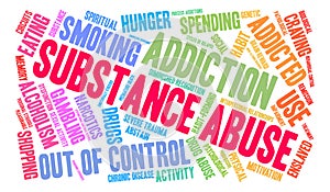 Substance Abuse Word Cloud photo
