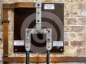 Substation earthing system