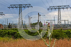 Substation of the pumped storage power station Niederwartha