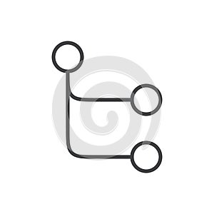 Subtasks icon flat and simple set design