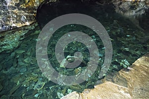 Subterranean Lake in Mariana - Minas Gerais - Brazil