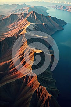 Subterranean view of Earth s lithospheric plates, emphasizing their immense weight and slow, powerful movement. A cross section