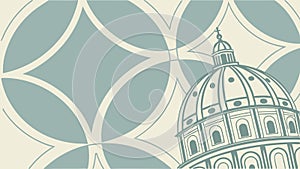 Subtle Abstract Geometric Pattern, Refined Background, vector design Generative AI