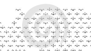 Subtle Abstract Texture: Scattered Geometric Element Pattern, vector design Generative AI