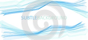 Subtle background with blue and pale turquoise thin lines. Vector graphics