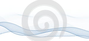 Subtle background of thin wavy lines on a white. Minimal graphics photo