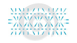 Subtle Blue Abstract V-Shape Repetitive Pattern, vector design Generative AI