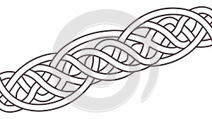 Subtle Celtic Knot Seamless Pattern, vector design Generative AI