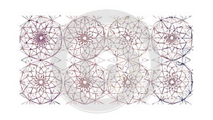 Subtle Circular Geometric Pattern, vector design Generative AI