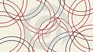 Subtle circular lines pattern, minimalist abstract background texture vector design Generative AI