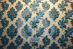 Subtle damask pattern, subtle shading, elegant design, pattern, background
