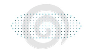 Subtle Dotted Oval Pattern Vector for Abstract Backgrounds, vector design Generative AI