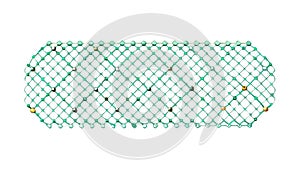 Subtle Fine Dotted Grid Seamless Pattern Vector, vector design Generative AI