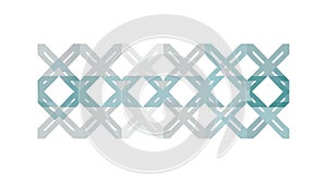 Subtle Geometric Interlocking Grid Pattern, vector design Generative AI