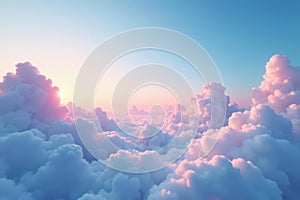 Subtle gradient sky, cloudscape seamless loop, sky, texture