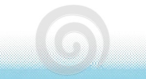 Fading Blue Halftone Dot Pattern Transitioning to White Background dots gradient