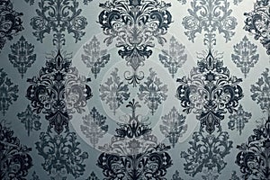 Subtle grey damask pattern with a geometric undertone , background, room, subtle