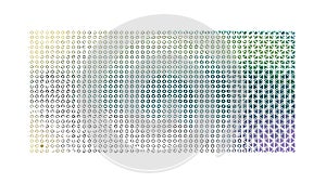 Subtle Halftone Dot Gradient Abstract Background, vector design Generative AI