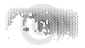 Subtle halftone dot pattern for textured abstract backgrounds, vector design Generative AI