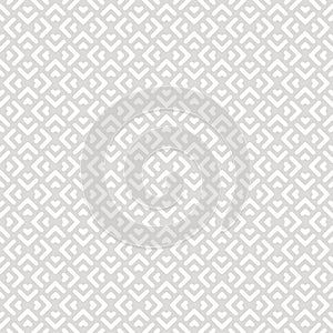 Subtle light gray and white vector geometric seamless pattern with smooth lines