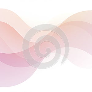 Subtle, overlapping waves in shades of pink and peach create a smooth, flowing pattern
