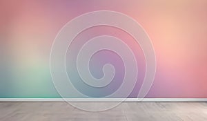 Subtle Pastel Rainbow Gradient Smooth Surface Modern Minimal Backdro - AI generated