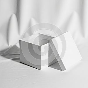 Subtle play of light and shadow emphasizing the simplicity and minimalism