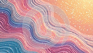 Subtle repeating pattern with soft lines and shapes , shapes, soft