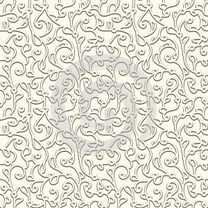 Subtle seamless pattern in pale color