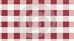 Subtle Tonal Values: Red And White Checkered Cloth Wallpaper