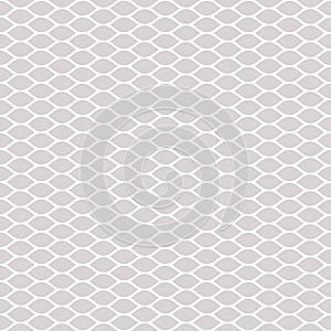 Subtle vector mesh seamless pattern. Simple beige and white geometric texture