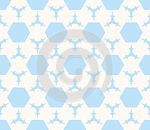 Subtle vector geometric pattern in soft pastel colors, light blue and white