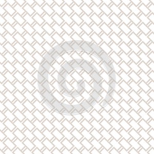 Subtle vector geometric seamless pattern with diagonal lines, brick wall texture