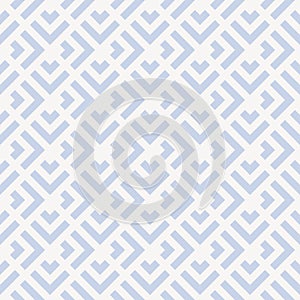 Subtle vector geometric seamless pattern with lines, squares, triangles, arrows