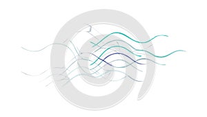 Subtle Wavy Lines Pattern, Abstract Fluid Background, vector design Generative AI