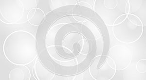 Subtle white abstract pattern with delicate curved lines