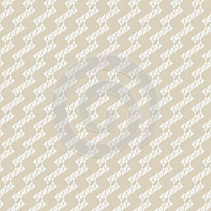 Subtle white and beige lace texture. Vector abstract geometric seamless pattern